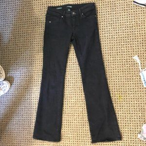 Black low-rise flare jeans, Wild Fable, size 00